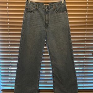 Levi’s Wide-Leg Ribcage Jeans | Light Wash, 32 Waist